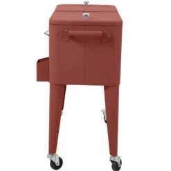barths Icy Kühlbox auf Rädern – Terracotta