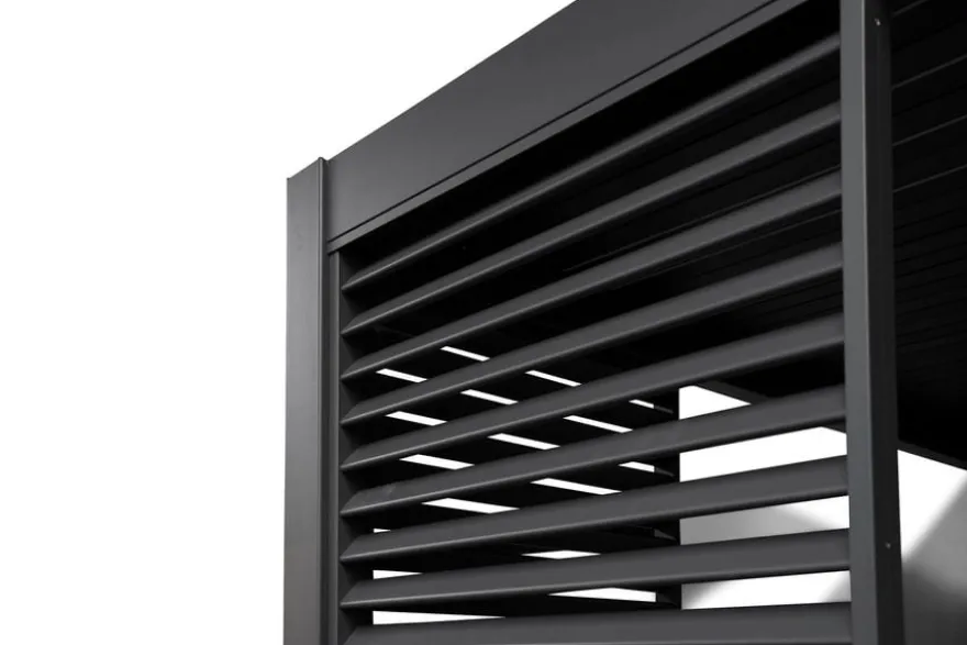 barths Louvre – Wand 113 cm (für breite 360 + 720cm) Anthrazit