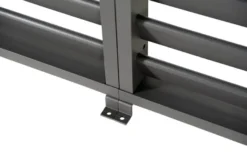 barths Louvre – Wand 123 cm (für breite 400cm) Anthrazit