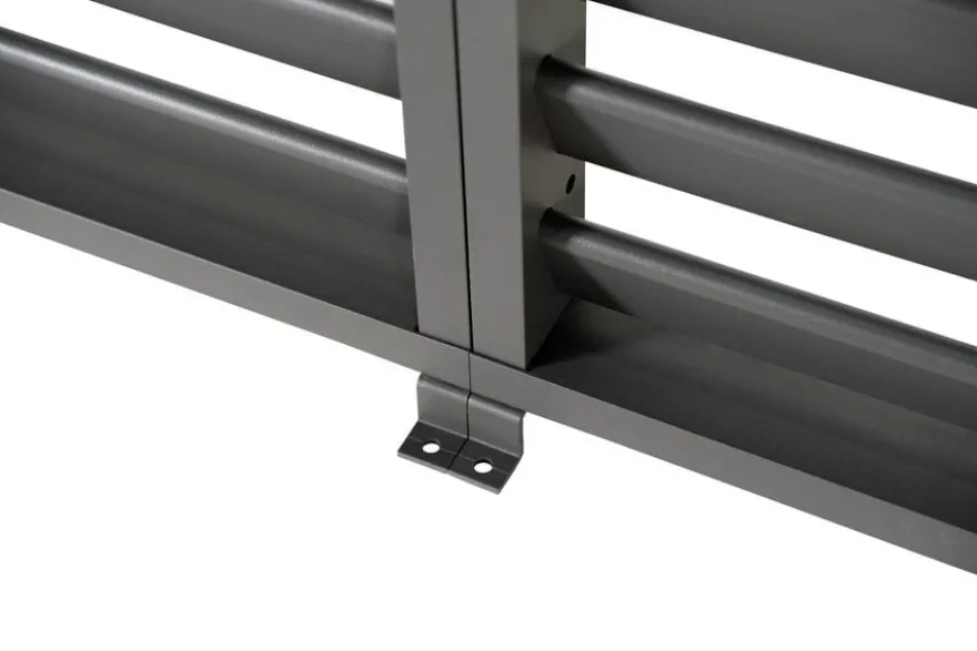 barths Louvre – Wand 123 cm (für breite 400cm) Anthrazit