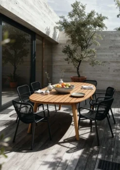 barths Madera ausziehbarer Dining-Tisch 180/240 x 100 cm - Teak