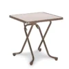 barths Madrid – Klapptisch quadratisch 67x67 cm Braun