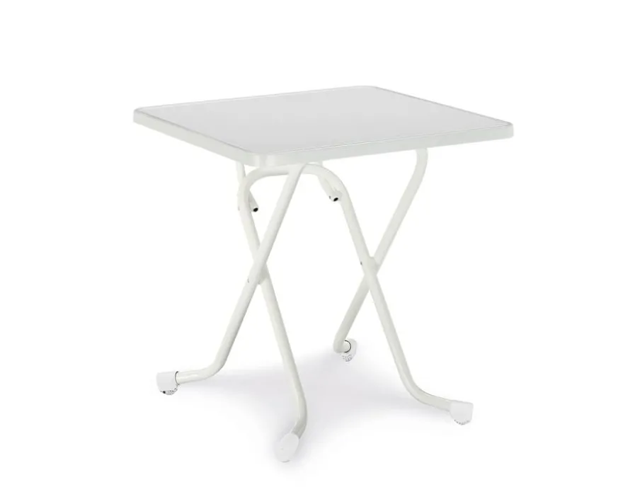 barths Madrid – Klapptisch quadratisch 67x67 cm Weiß
