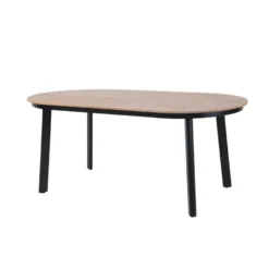 barths Polly Dining-Gartentisch – Schwarz-Wood