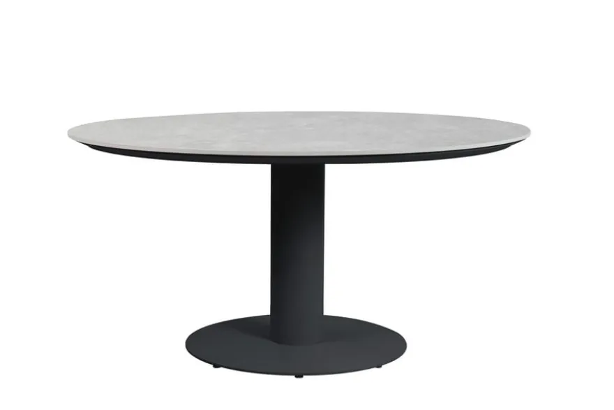 barths Porto runder Dining-Tisch Ø 130 cm - Anthrazit