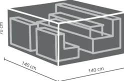 barths Profi-Schutzhülle für Lounge-Gruppen, klein, 1400x1400x700 mm