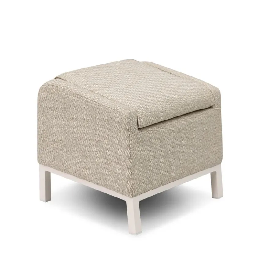 barths Riga – Relaxsessel mit Fußhocker Sand