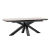 barths Torino ausziehbarer Dining-Tisch 180/220 x 100 cm - Anthrazit