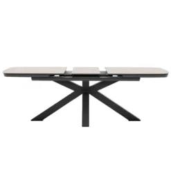 barths Torino ausziehbarer Dining-Tisch 180/220 x 100 cm - Anthrazit