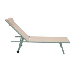 barths Travis Liegestuhl – Grün-Beige