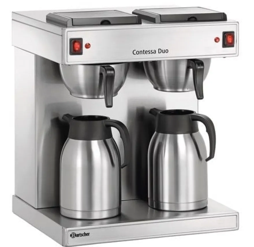 Bartscher Doppel-Kaffeemaschine "Contessa Duo"