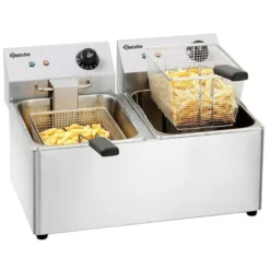 Bartscher Elektro-Doppel-Fritteuse SNACK IV 2x 8 Liter