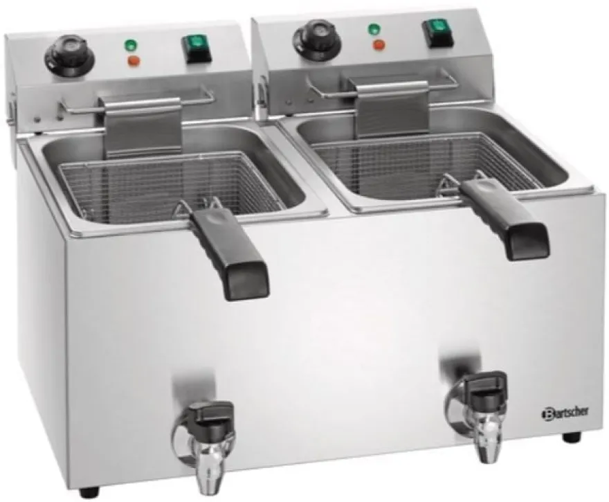 Bartscher Elektro-Fritteuse SNACK IV Plus 2 x 9L