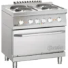 Bartscher Elektroherd rund 700 mit Elektrobackofen 800x700