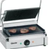 Bartscher Elektro-Kontaktgrill 2,2 kW Grillplatten oben gerillt, unten glatt
