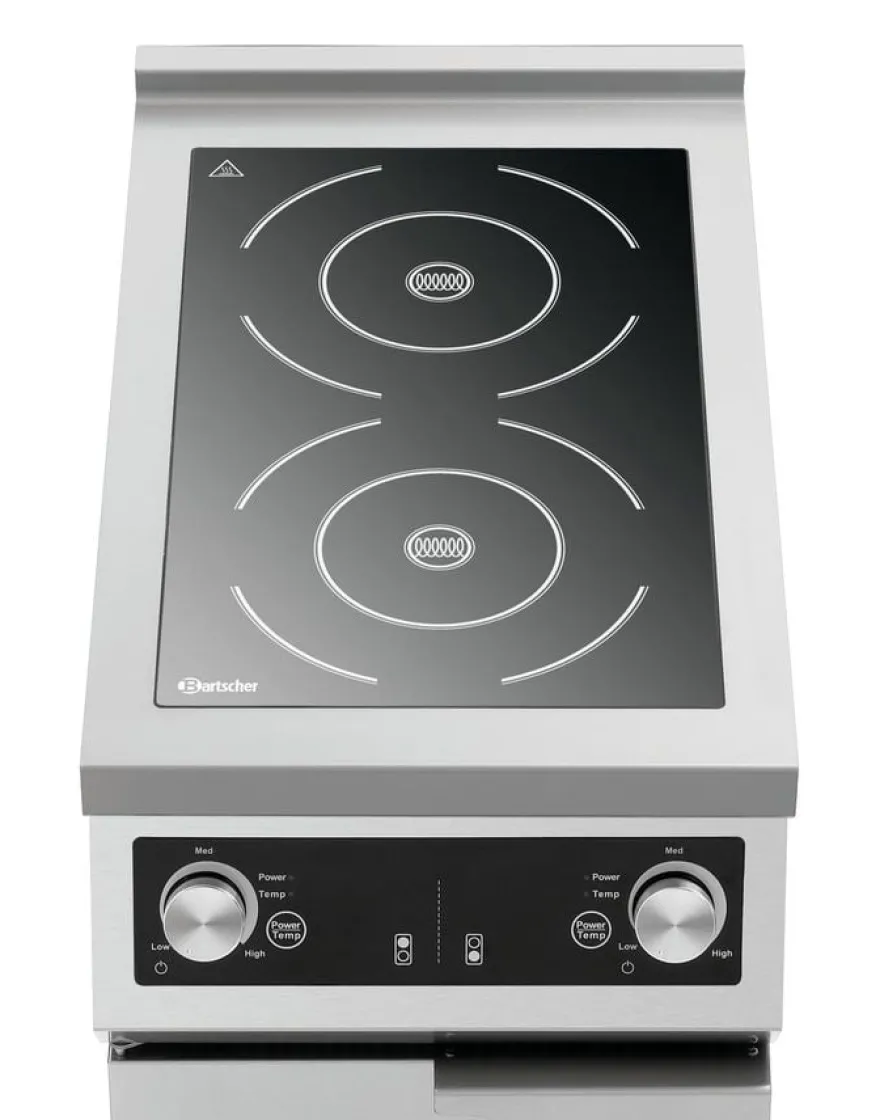 Bartscher 2-Felder Induktionsherd GU