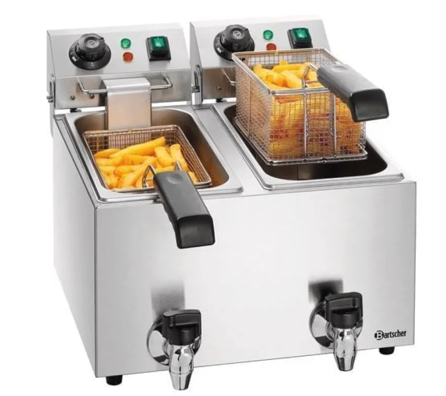 Bartscher Fritteuse SNACK II Plus 2x 4 Liter