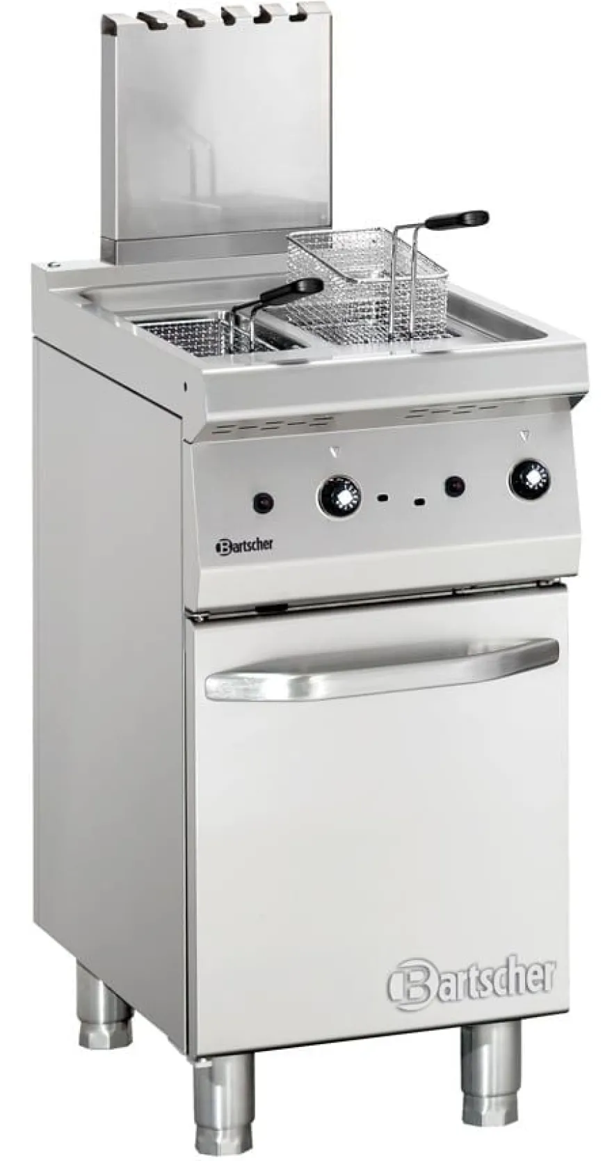 Bartscher Gas-Fritteuse 700, 2 x 7 Liter