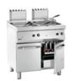 Bartscher Gas-Fritteuse 700, 2 x 15 Liter
