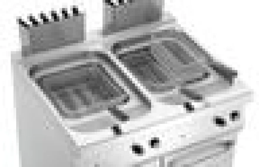 Bartscher Gas-Fritteuse 700, 2 x 15 Liter