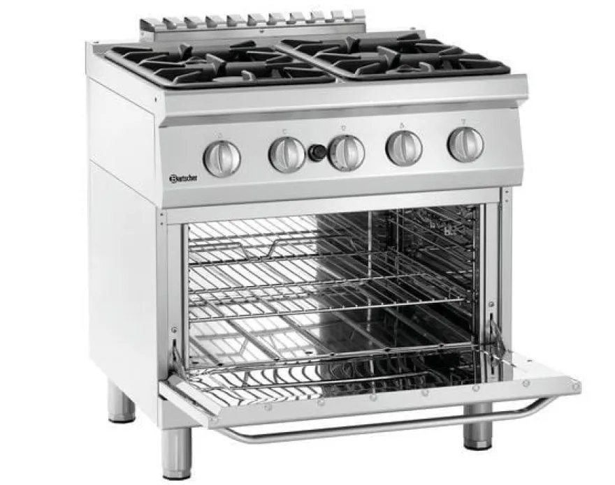 Bartscher Gasherd Serie 700 Classic, 4 Flammen - Standgerät