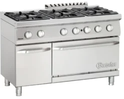 Bartscher Gasherd Serie 700 Classic, 6 Flammen - Standgerät