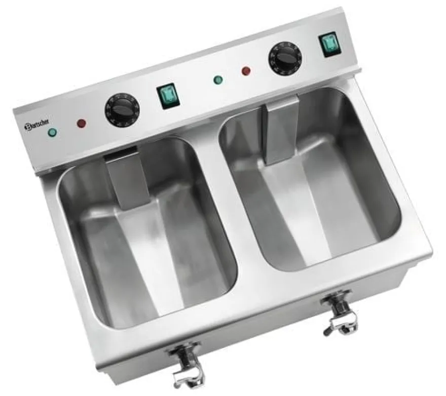 Bartscher Induktions-Fritteuse 2x8L Plus