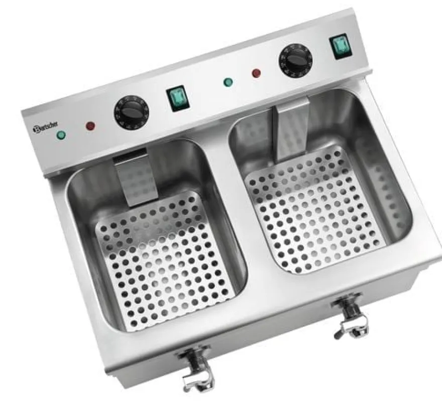 Bartscher Induktions-Fritteuse 2x8L Plus