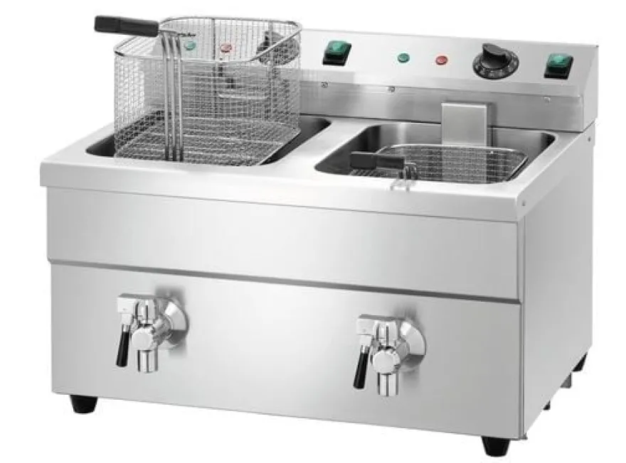 Bartscher Induktions-Fritteuse 2x8L Plus