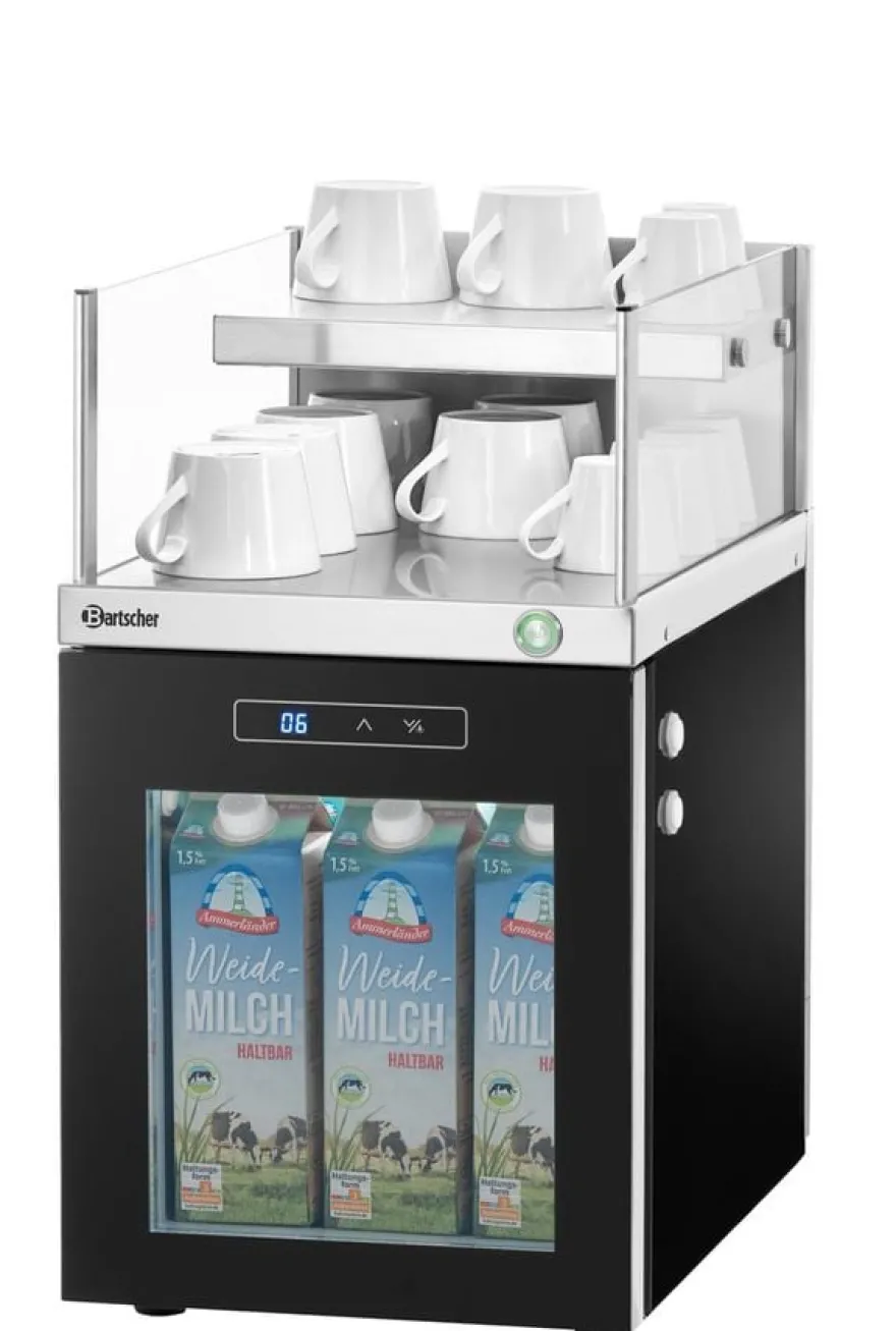 Bartscher Milchkühlschrank-Tassenwärmer-Kombi