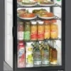 Bartscher Mini-Kühlvitrine 78L, schwarz