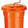 Bartscher Salatschleuder orange mit Wasserablaufschlauch, 25 Liter