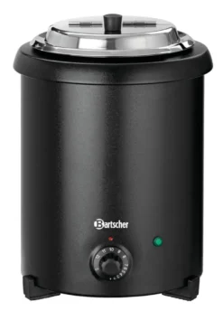 Bartscher Suppentopf - 5,4 Liter, schwarz