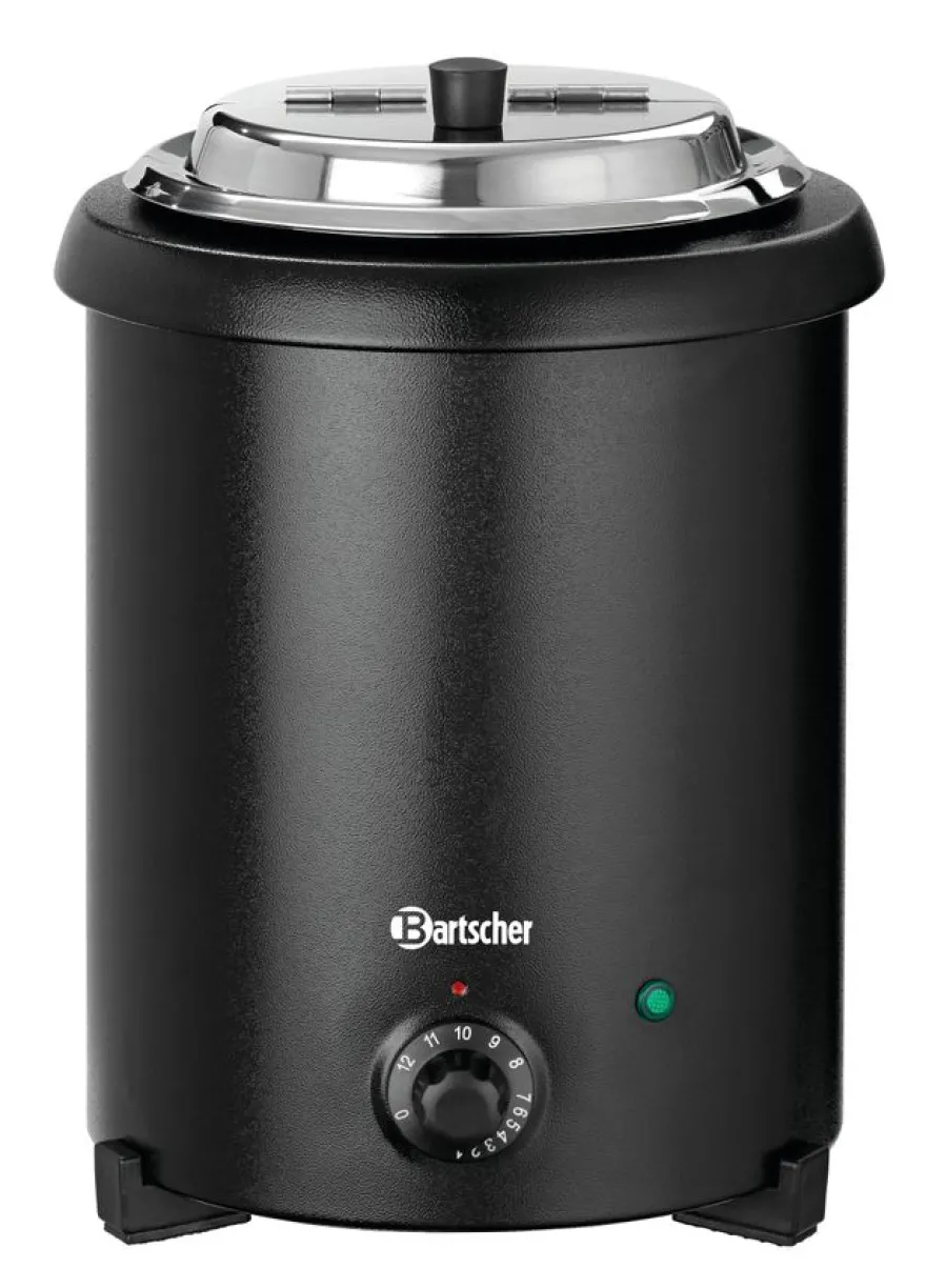 Bartscher Suppentopf - 5,4 Liter, schwarz