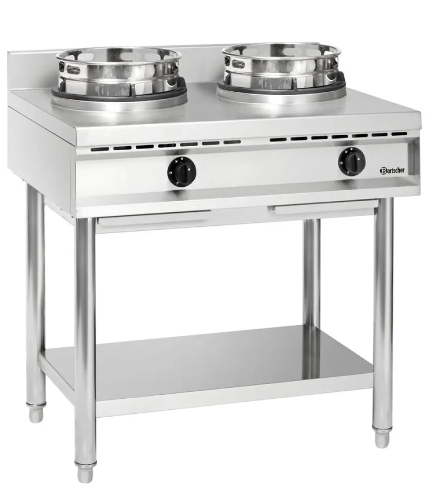 Bartscher Wok-Herd, 2 Brenner