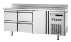 Bäckereikühltisch Premium 1/4 mit Aufkantung
