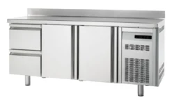 Bäckereikühltisch Premium 2/2 mit Aufkantung