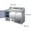 Belegstation Polar 1370 für 8 x GN 1/4