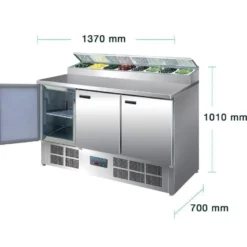 Belegstation Polar 1370 für 8 x GN 1/4