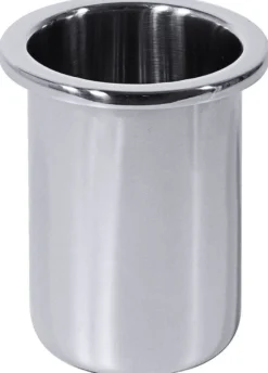 Besteckköcher, Edelstahl 18/10,Höhe 10 cm