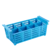 Besteckkorb 8 Fächer 89x89 mm, blau
