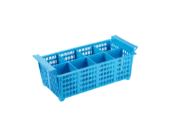 Besteckkorb 8 Fächer 89x89 mm, blau