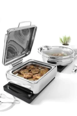 Black Line Induktion Warmhalteplatte 1000W 455x333x(H)62