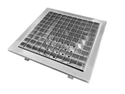 Bodenablauf aus Edelstahl - vertikaler Abgang - 300 x 300 x 180 mm