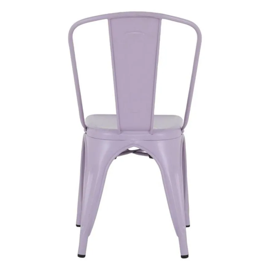 Bolero Bistro Metallstühle Lila Pop (4 Stück)