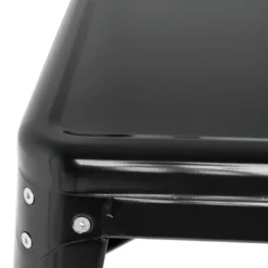 Bolero Bistro Quadratischer Stahltisch Schwarz 660mm