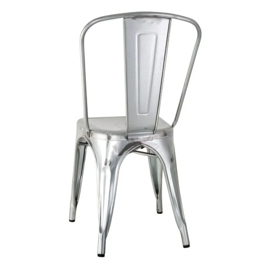 Bolero Bistro Stühle aus verzinktem Stahl (4 Stück)