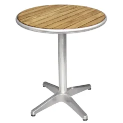 Bolero Bistrotisch Ø600 mm Eschenholz, 1 Bein