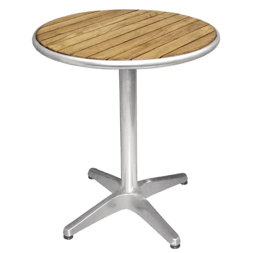 Bolero Bistrotisch Ø600 mm Eschenholz, 1 Bein