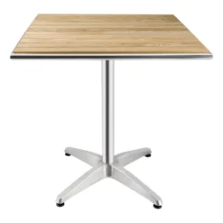 Bolero Bistrotisch 700x700 mm Eschenholz, 1 Bein